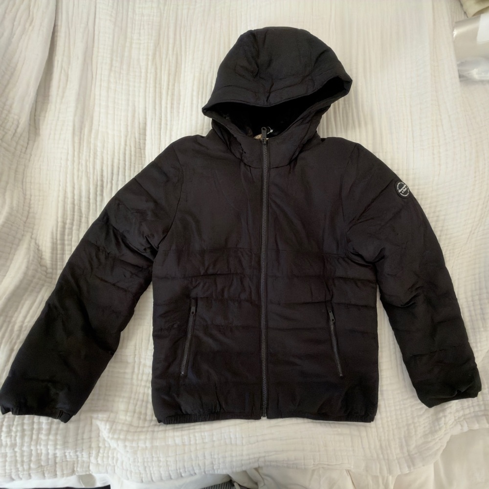 Abercrombie Kids Black Puffer Jacket NWT
